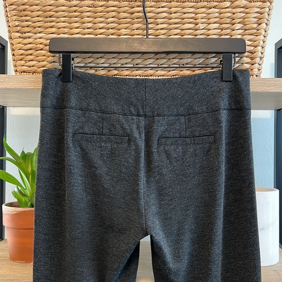 CAbi Mid-Rise Newport Gray Slim Leg Ponte Pants, 2 - Picture 5 of 7